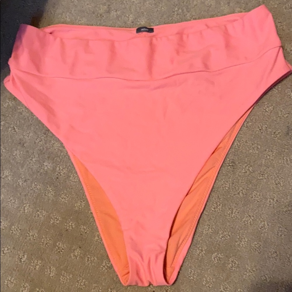 High waisted bathing suit bottoms